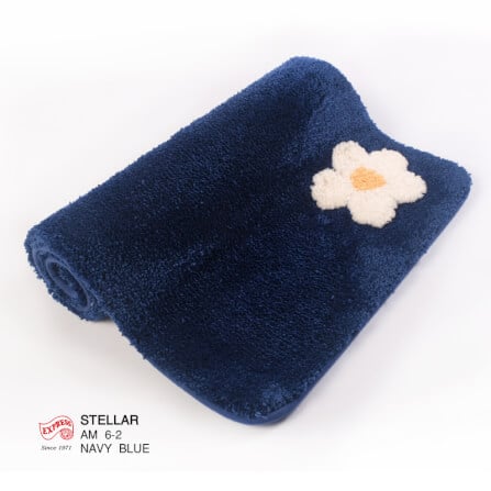 พรมเช็ดเท้าหน้าประตู EXPRESS CARPET รุ่น AM6-2 ขนาด45X70 ซม. หนา 20 มม. สีน้ำเงิน _3