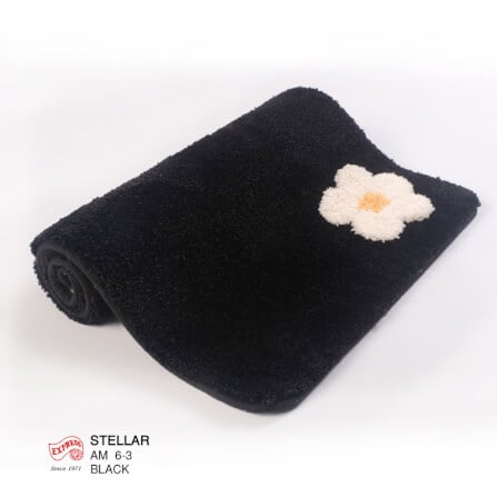 พรมเช็ดเท้าหน้าประตู EXPRESS CARPET รุ่น AM6-3 ขนาด45X70 ซม. หนา 20 มม. สีดำ _3