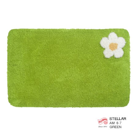 พรมเช็ดเท้าหน้าประตู EXPRESS CARPET รุ่น AM6-7 ขนาด45X70 ซม. หนา 20 มม. สีเขียว _0