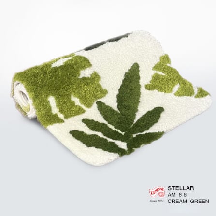 พรมเช็ดเท้าหน้าประตู EXPRESS CARPET รุ่น AM6-8 ขนาด45X70 ซม. หนา 18-23 มม. สีเขียว _3