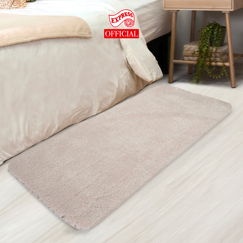 พรมเช็ดเท้ายาว EXPRESS CARPET รุ่น AL8-1 ขนาด50X120 ซม. หนา 20 มม. สีครีม 