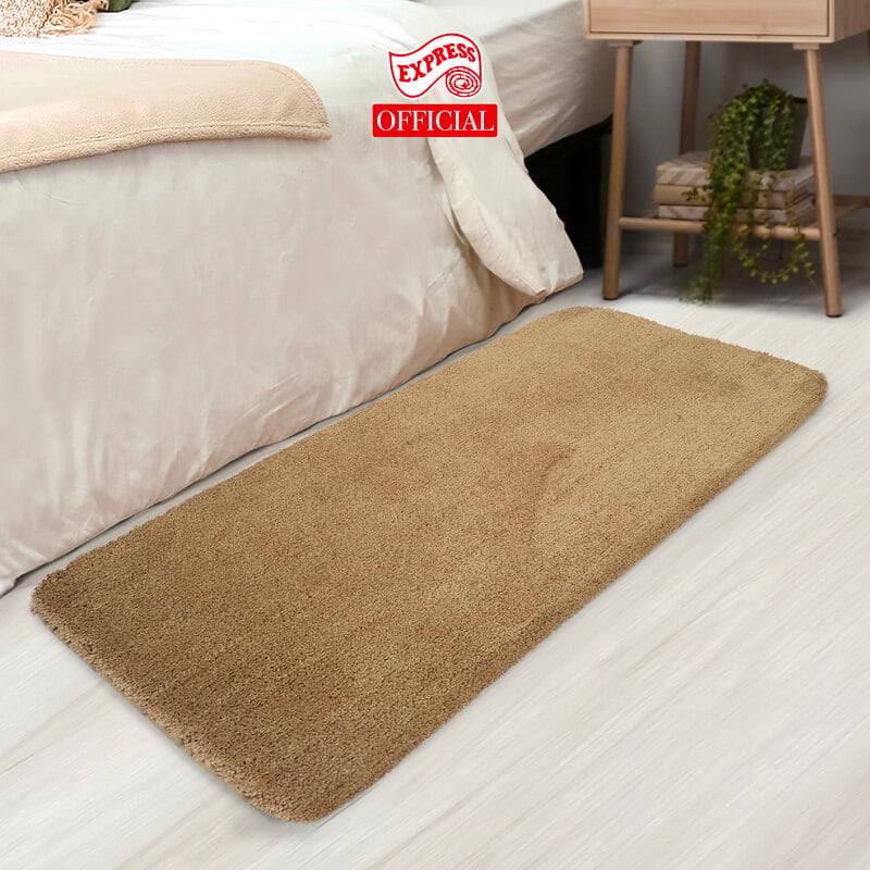 พรมเช็ดเท้ายาว EXPRESS CARPET รุ่น AL8-2 ขนาด50X120 ซม. หนา 20 มม. สีน้ำตาล 
