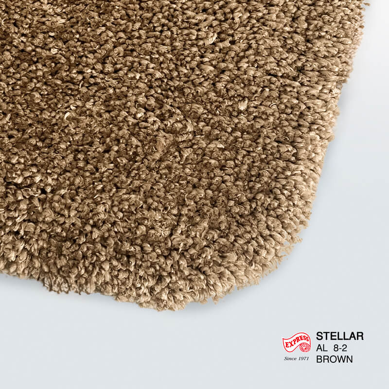 พรมเช็ดเท้ายาว EXPRESS CARPET รุ่น AL8-2 ขนาด50X120 ซม. หนา 20 มม. สีน้ำตาล 