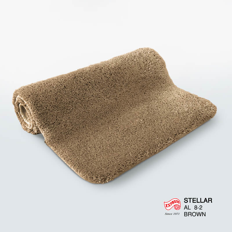 พรมเช็ดเท้ายาว EXPRESS CARPET รุ่น AL8-2 ขนาด50X120 ซม. หนา 20 มม. สีน้ำตาล 