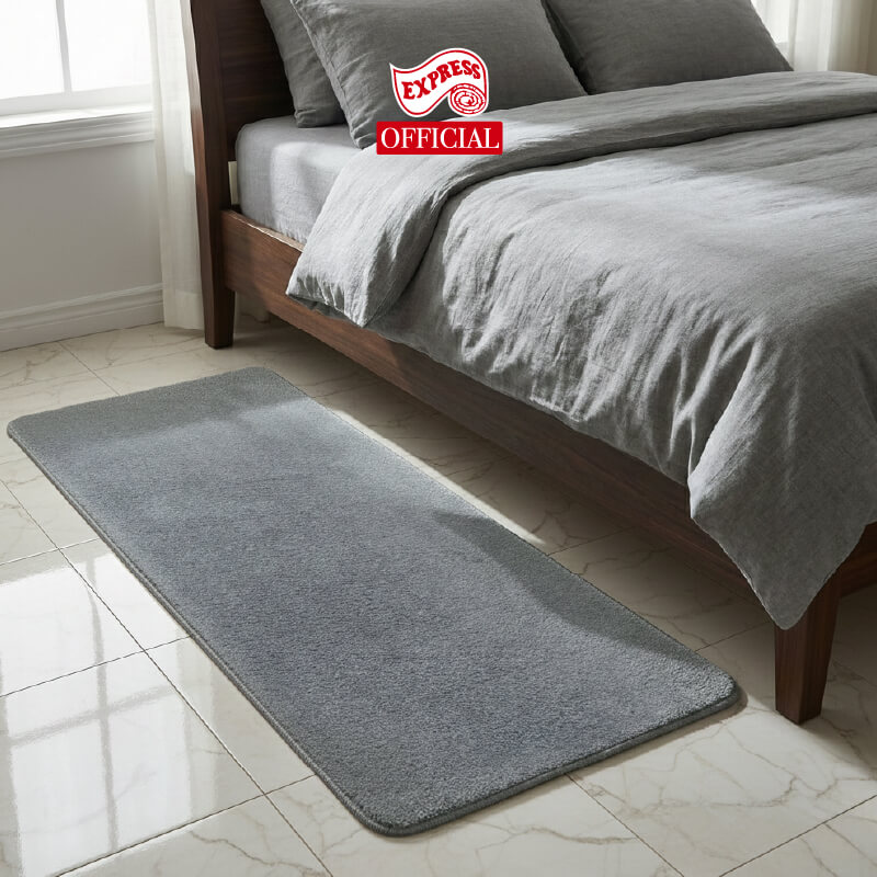 พรมเช็ดเท้ายาว EXPRESS CARPET รุ่น AL8-5 ขนาด50X120 ซม. หนา 20 มม. สีเทา 