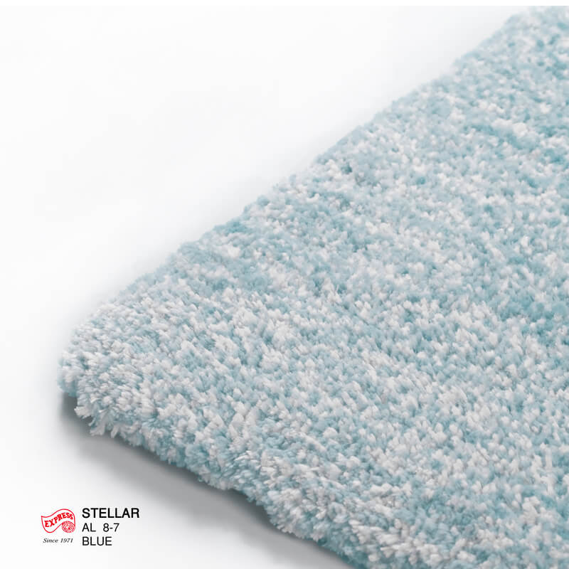 พรมเช็ดเท้ายาว EXPRESS CARPET รุ่น AL8-7 ขนาด50X120 ซม. หนา 20 มม. สีฟ้า 