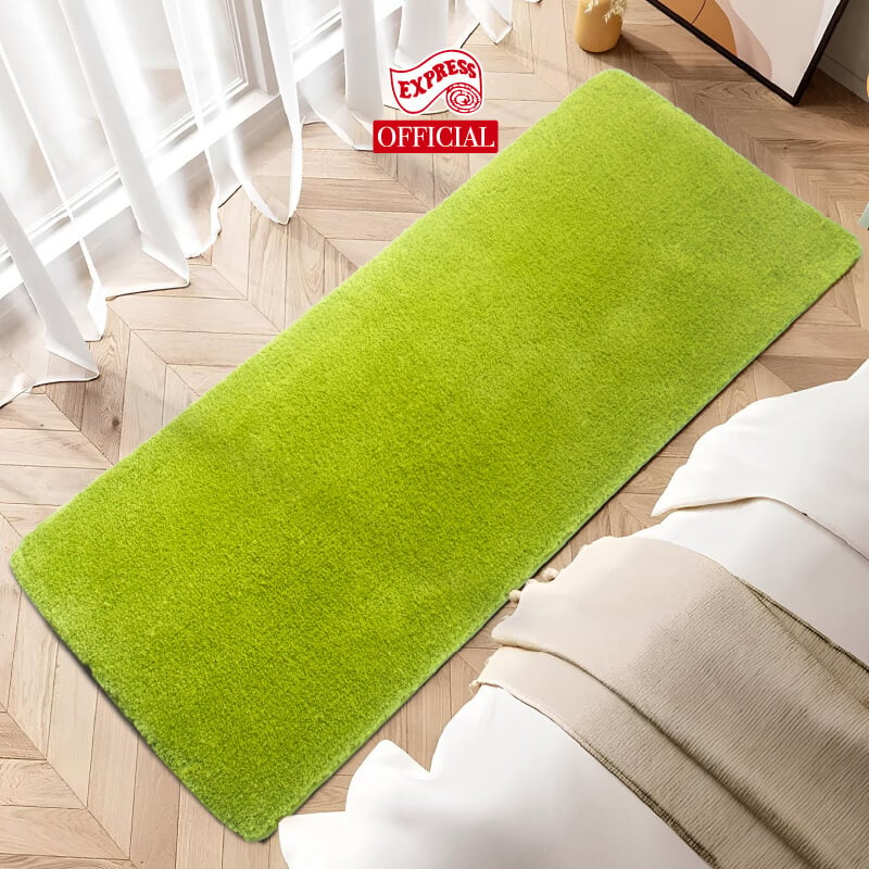 พรมเช็ดเท้ายาว EXPRESS CARPET รุ่น AL8-9 ขนาด50X120 ซม. หนา 20 มม. สีเขียว 