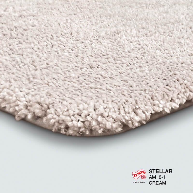 พรมเช็ดเท้าหน้าประตู EXPRESS CARPET รุ่น AM8-1 ขนาด45X70 ซม. หนา 20 มม. สีครีม 