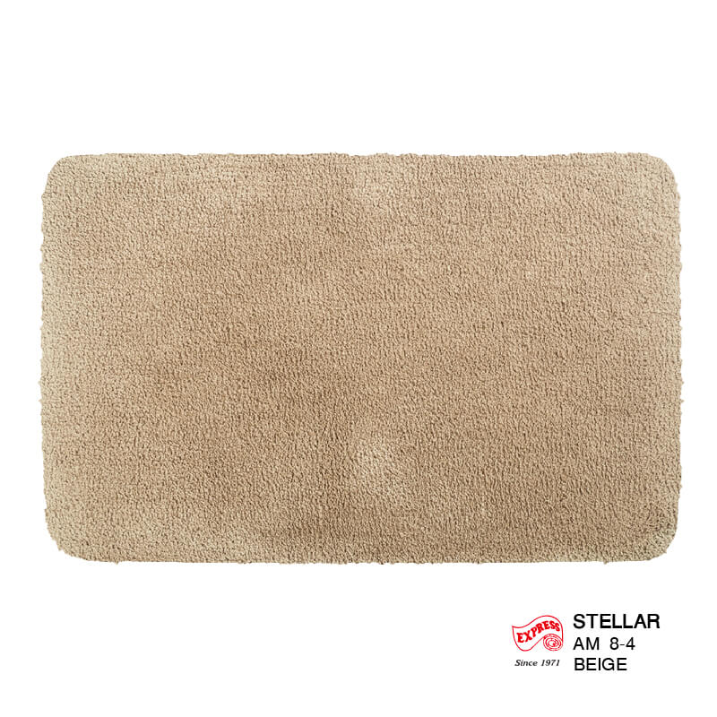 พรมเช็ดเท้าหน้าประตู EXPRESS CARPET รุ่น AM8-4 ขนาด45X70 ซม. หนา 20 มม. สีเบจ 