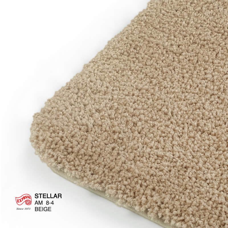 พรมเช็ดเท้าหน้าประตู EXPRESS CARPET รุ่น AM8-4 ขนาด45X70 ซม. หนา 20 มม. สีเบจ 