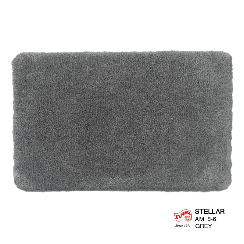 พรมเช็ดเท้าหน้าประตู EXPRESS CARPET รุ่น AM8-6 ขนาด45X70 ซม. หนา 20 มม. สีเทา 
