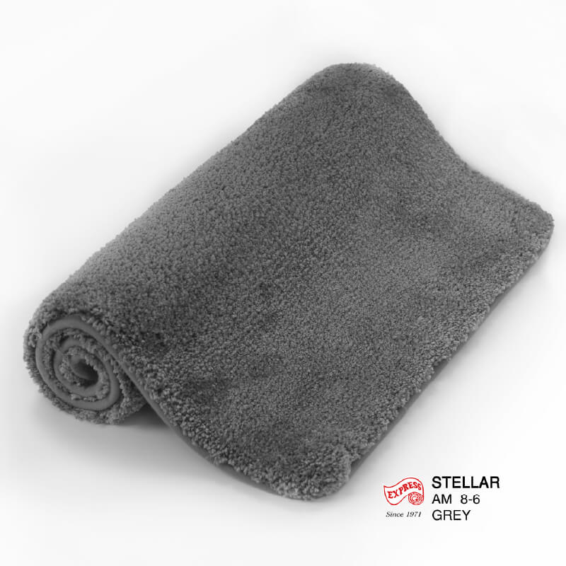 พรมเช็ดเท้าหน้าประตู EXPRESS CARPET รุ่น AM8-6 ขนาด45X70 ซม. หนา 20 มม. สีเทา 