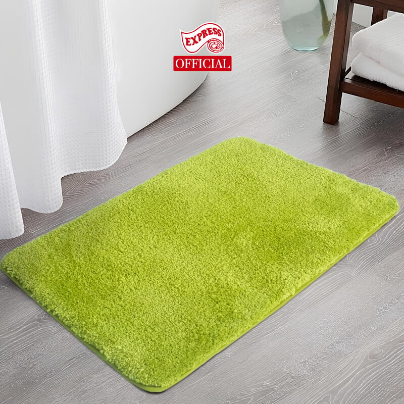 พรมเช็ดเท้าหน้าประตู EXPRESS CARPET รุ่น AM8-9 ขนาด45X70 ซม. หนา 20 มม. สีเขียว 