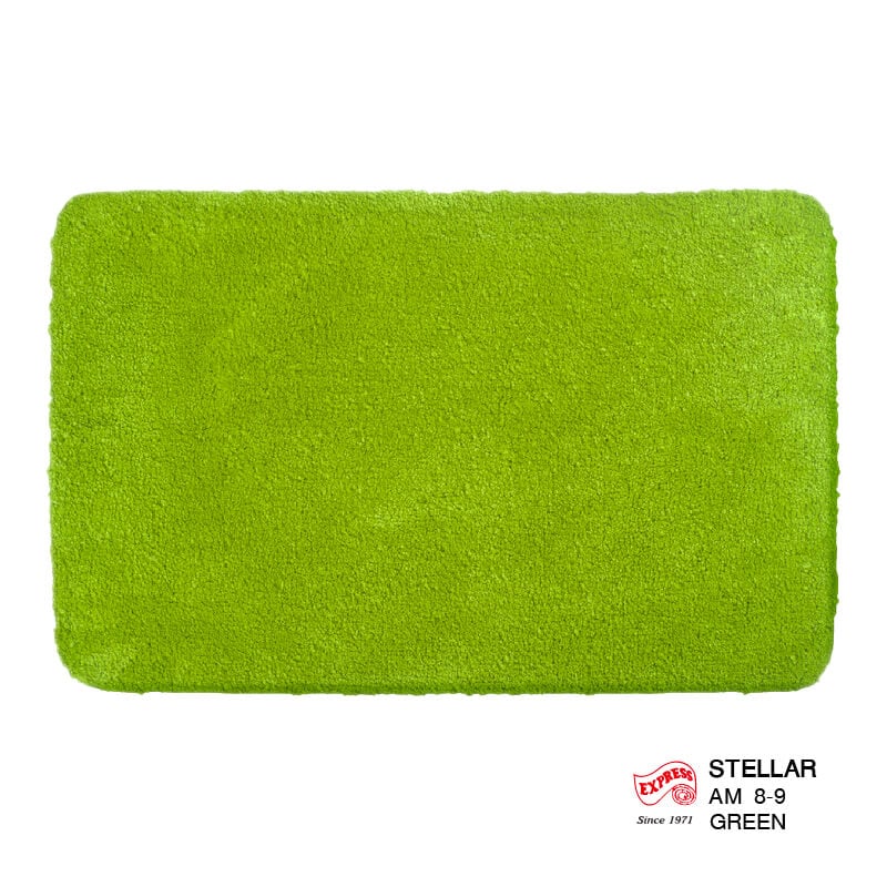 พรมเช็ดเท้าหน้าประตู EXPRESS CARPET รุ่น AM8-9 ขนาด45X70 ซม. หนา 20 มม. สีเขียว 