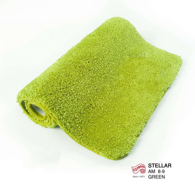พรมเช็ดเท้าหน้าประตู EXPRESS CARPET รุ่น AM8-9 ขนาด45X70 ซม. หนา 20 มม. สีเขียว 