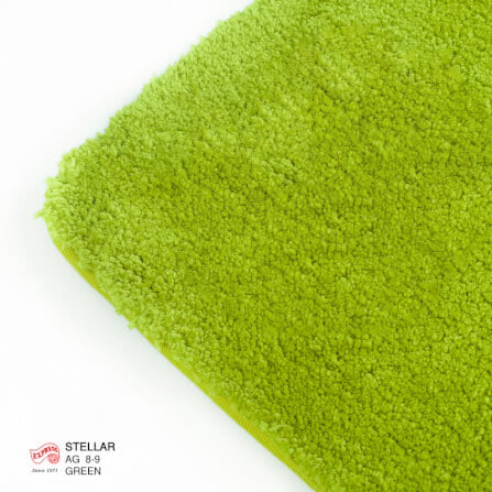 พรมเช็ดเท้าชุดห้องน้ำ 2 ชิ้น EXPRESS CARPET รุ่น AG8-9 ขนาด45X70 ซม.และ พรมรูปตัว U 50X60 ซม. หนา 20 มม. สีเขียว _2