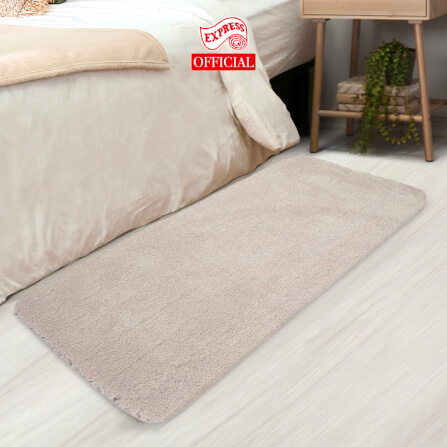 พรมเช็ดเท้ายาว EXPRESS CARPET รุ่น AL8-1 ขนาด50X120 ซม. หนา 20 มม. สีครีม _1