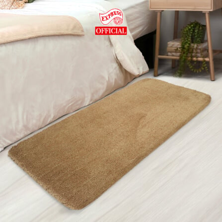 พรมเช็ดเท้ายาว EXPRESS CARPET รุ่น AL8-2 ขนาด50X120 ซม. หนา 20 มม. สีน้ำตาล _1