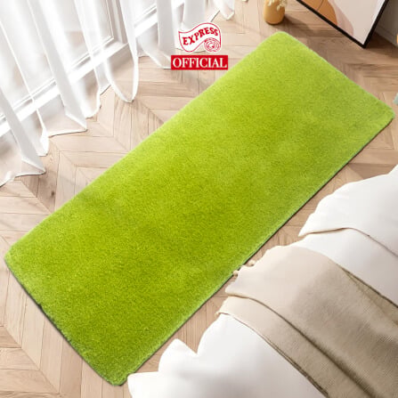 พรมเช็ดเท้ายาว EXPRESS CARPET รุ่น AL8-9 ขนาด50X120 ซม. หนา 20 มม. สีเขียว _1