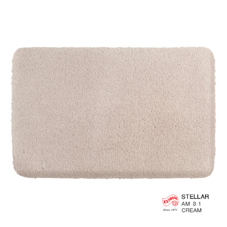 พรมเช็ดเท้าหน้าประตู EXPRESS CARPET รุ่น AM8-1 ขนาด45X70 ซม. หนา 20 มม. สีครีม _0
