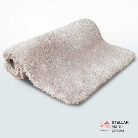 พรมเช็ดเท้าหน้าประตู EXPRESS CARPET รุ่น AM8-1 ขนาด45X70 ซม. หนา 20 มม. สีครีม _3