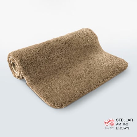 พรมเช็ดเท้าหน้าประตู EXPRESS CARPET รุ่น AM8-2 ขนาด45X70 ซม. หนา 20 มม. สีน้ำตาล _3