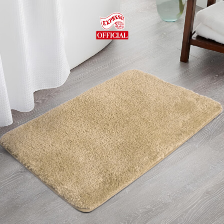 พรมเช็ดเท้าหน้าประตู EXPRESS CARPET รุ่น AM8-4 ขนาด45X70 ซม. หนา 20 มม. สีเบจ _1