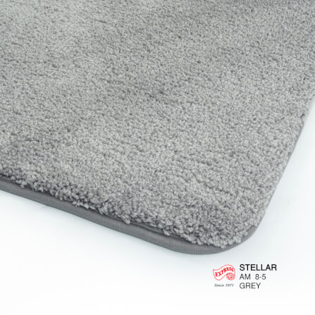 พรมเช็ดเท้าหน้าประตู EXPRESS CARPET รุ่น AM8-5 ขนาด45X70 ซม. หนา 20 มม. สีเทา _2
