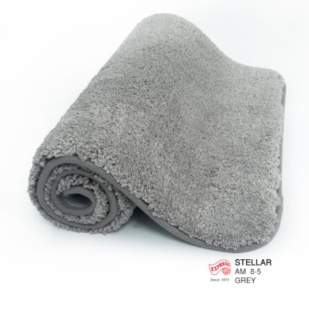พรมเช็ดเท้าหน้าประตู EXPRESS CARPET รุ่น AM8-5 ขนาด45X70 ซม. หนา 20 มม. สีเทา _3