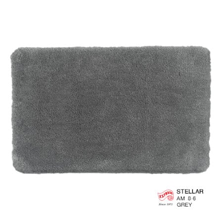 พรมเช็ดเท้าหน้าประตู EXPRESS CARPET รุ่น AM8-6 ขนาด45X70 ซม. หนา 20 มม. สีเทา _0