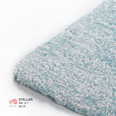 พรมเช็ดเท้าหน้าประตู EXPRESS CARPET รุ่น AM8-7 ขนาด45X70 ซม. หนา 20 มม. สีฟ้า _2