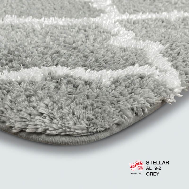 พรมเช็ดเท้ายาว EXPRESS CARPET รุ่น AL9-2 ขนาด50X120 ซม. หนา 20-23 มม. สีเทา 