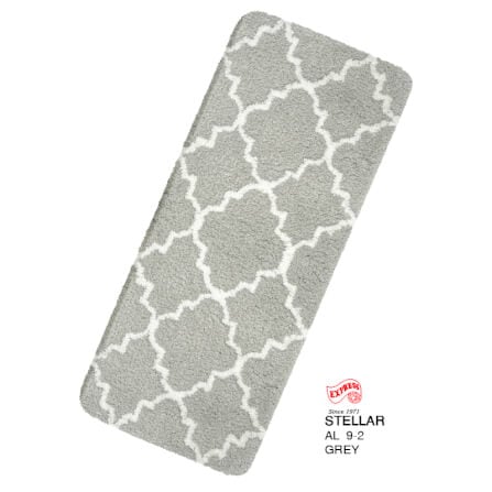 พรมเช็ดเท้ายาว EXPRESS CARPET รุ่น AL9-2 ขนาด50X120 ซม. หนา 20-23 มม. สีเทา _0