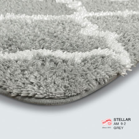 พรมเช็ดเท้าหน้าประตู EXPRESS CARPET รุ่น AM9-2 ขนาด45X70 ซม. หนา 20-23 มม. สีเทา _2