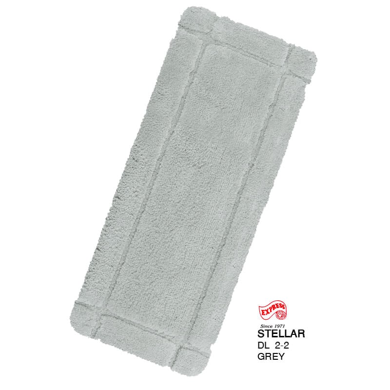 พรมเช็ดเท้ายาว EXPRESS CARPET รุ่น DL2-2 ขนาด50X120 ซม. หนา 12-22 มม. สีเทา 