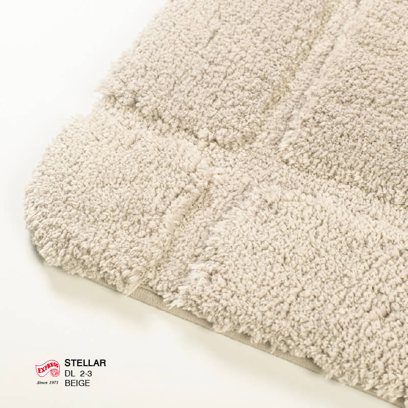 พรมเช็ดเท้ายาว EXPRESS CARPET รุ่น DL2-3 ขนาด50X120 ซม. หนา 12-22 มม. สีเบจ 
