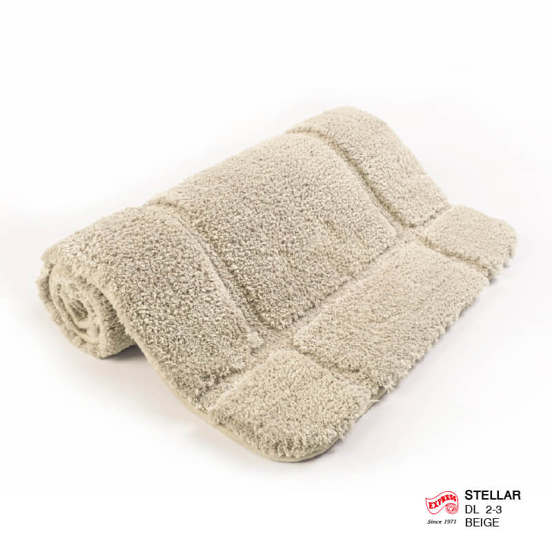 พรมเช็ดเท้ายาว EXPRESS CARPET รุ่น DL2-3 ขนาด50X120 ซม. หนา 12-22 มม. สีเบจ 