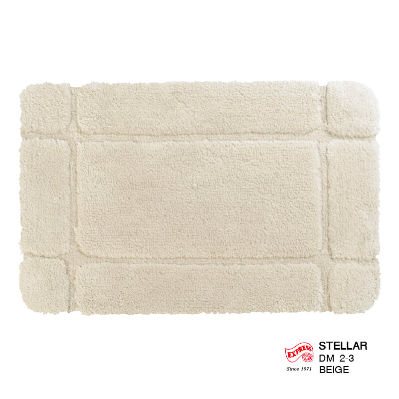 พรมเช็ดเท้าหน้าประตู EXPRESS CARPET รุ่น DM2-3 ขนาด45X70 ซม. หนา 12-22 มม. สีเบจ 