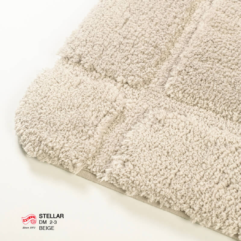 พรมเช็ดเท้าหน้าประตู EXPRESS CARPET รุ่น DM2-3 ขนาด45X70 ซม. หนา 12-22 มม. สีเบจ 