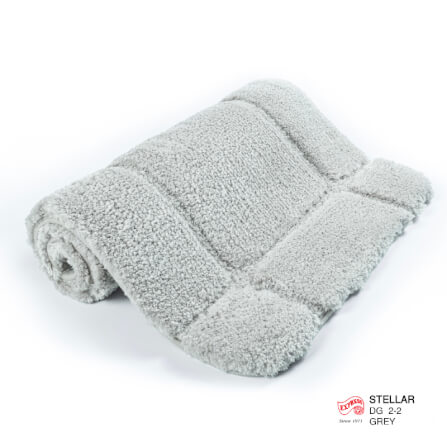 พรมเช็ดเท้าชุดห้องน้ำ 2 ชิ้น EXPRESS CARPET รุ่น DG2-2 ขนาด45X70 ซม.และ พรมรูปตัว U 50X60 ซม. หนา 12-22 มม. สีเทา _3
