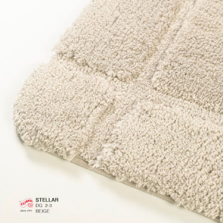 พรมเช็ดเท้าชุดห้องน้ำ 2 ชิ้น EXPRESS CARPET รุ่น DG2-3 ขนาด45X70 ซม.และ พรมรูปตัว U 50X60 ซม. หนา 12-22 มม. สีเบจ _2