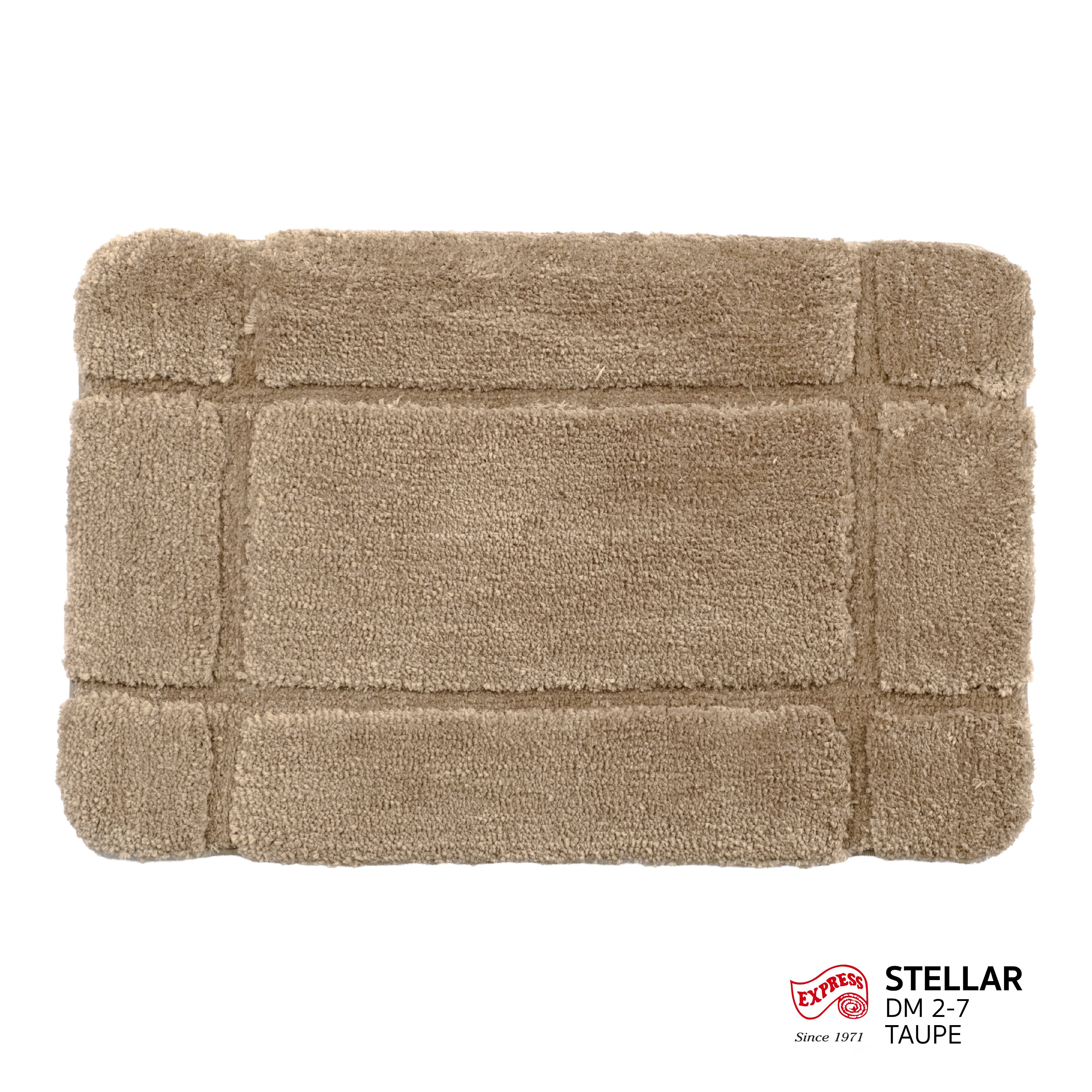 พรมเช็ดเท้าหน้าประตู EXPRESS CARPET รุ่น DM2-7 ขนาด45X70 ซม. หนา 12-22 มม. สีโทป_0