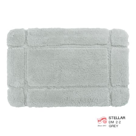 พรมเช็ดเท้าหน้าประตู EXPRESS CARPET รุ่น DM2-2 ขนาด45X70 ซม. หนา 12-22 มม. สีเทา _0