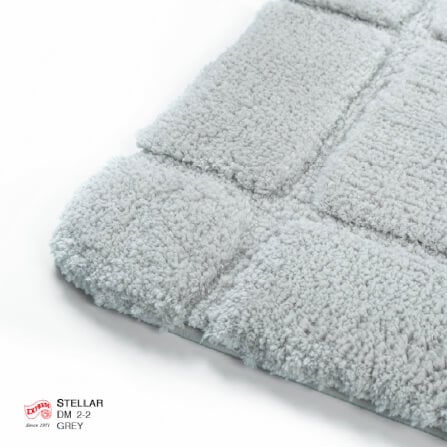 พรมเช็ดเท้าหน้าประตู EXPRESS CARPET รุ่น DM2-2 ขนาด45X70 ซม. หนา 12-22 มม. สีเทา _2