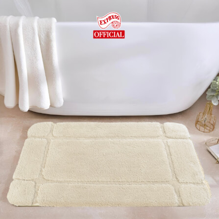 พรมเช็ดเท้าหน้าประตู EXPRESS CARPET รุ่น DM2-3 ขนาด45X70 ซม. หนา 12-22 มม. สีเบจ _1