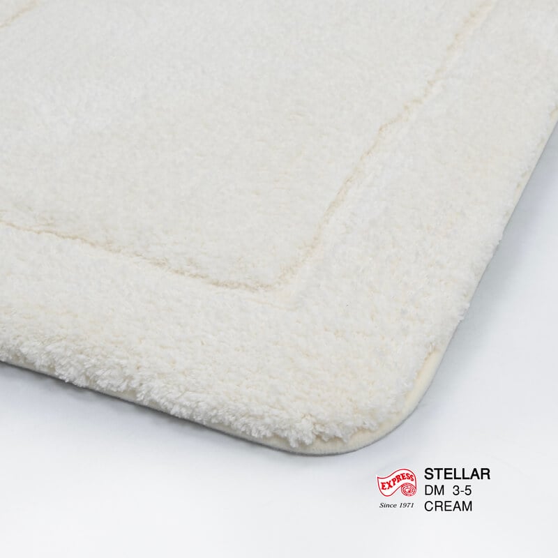 พรมเช็ดเท้าหน้าประตู EXPRESS CARPET รุ่น DM3-5 ขนาด45X70 ซม. หนา 12-20 มม. สีครีม 