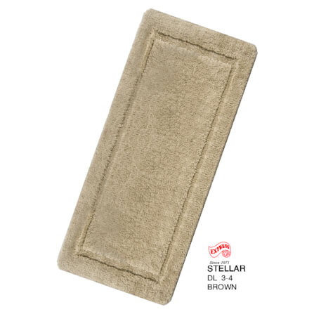พรมเช็ดเท้ายาว EXPRESS CARPET รุ่น DL3-4 ขนาด50X120 ซม. หนา 12-20 มม. สีน้ำตาล _0