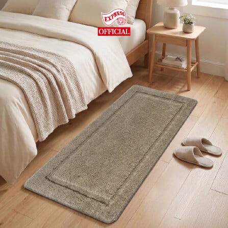 พรมเช็ดเท้ายาว EXPRESS CARPET รุ่น DL3-7 ขนาด50X120 ซม. หนา 12-20 มม. สีโทป _1