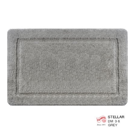 พรมเช็ดเท้าหน้าประตู EXPRESS CARPET รุ่น DM3-6 ขนาด45X70 ซม. หนา 12-20 มม. สีเทา _0