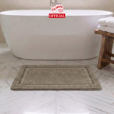 พรมเช็ดเท้าหน้าประตู EXPRESS CARPET รุ่น DM3-7 ขนาด45X70 ซม. หนา 12-20 มม. สีโทป _1